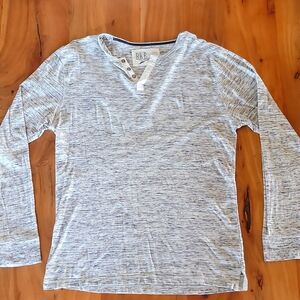 Men's Vintage Long Sleeve Henley
